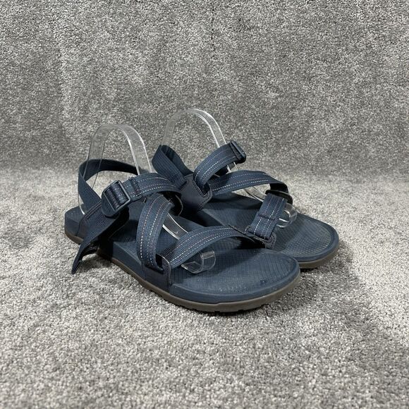 Chaco Lowdown JCH107273 Men's Sz 13 Navy Blue Outdoor Hiking Straps Sandals Used - Picture 1 of 12